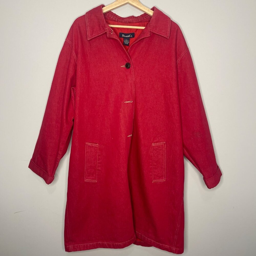 Women’s Denim and Co Corduroy Shacket size 1X‎